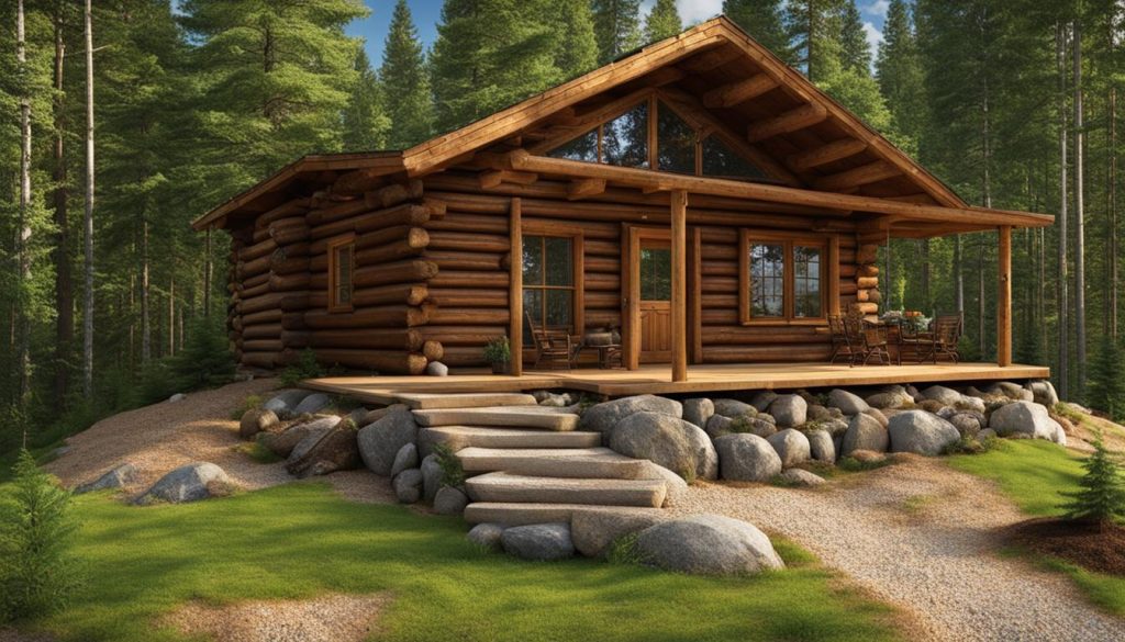 How to Build a Solid Base for Your Log Cabin