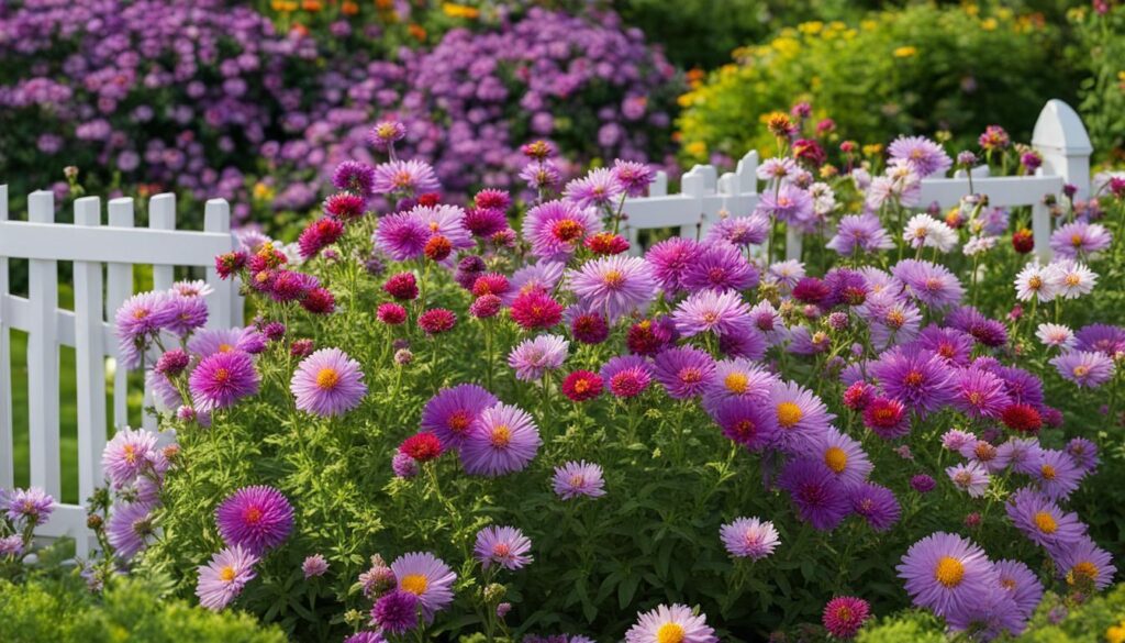 recommended aster varieties for UK gardens